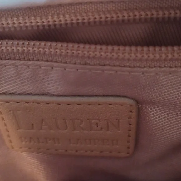 Ralph Lauren small/medium light tan leather sachel bag - Picture 11 of 12